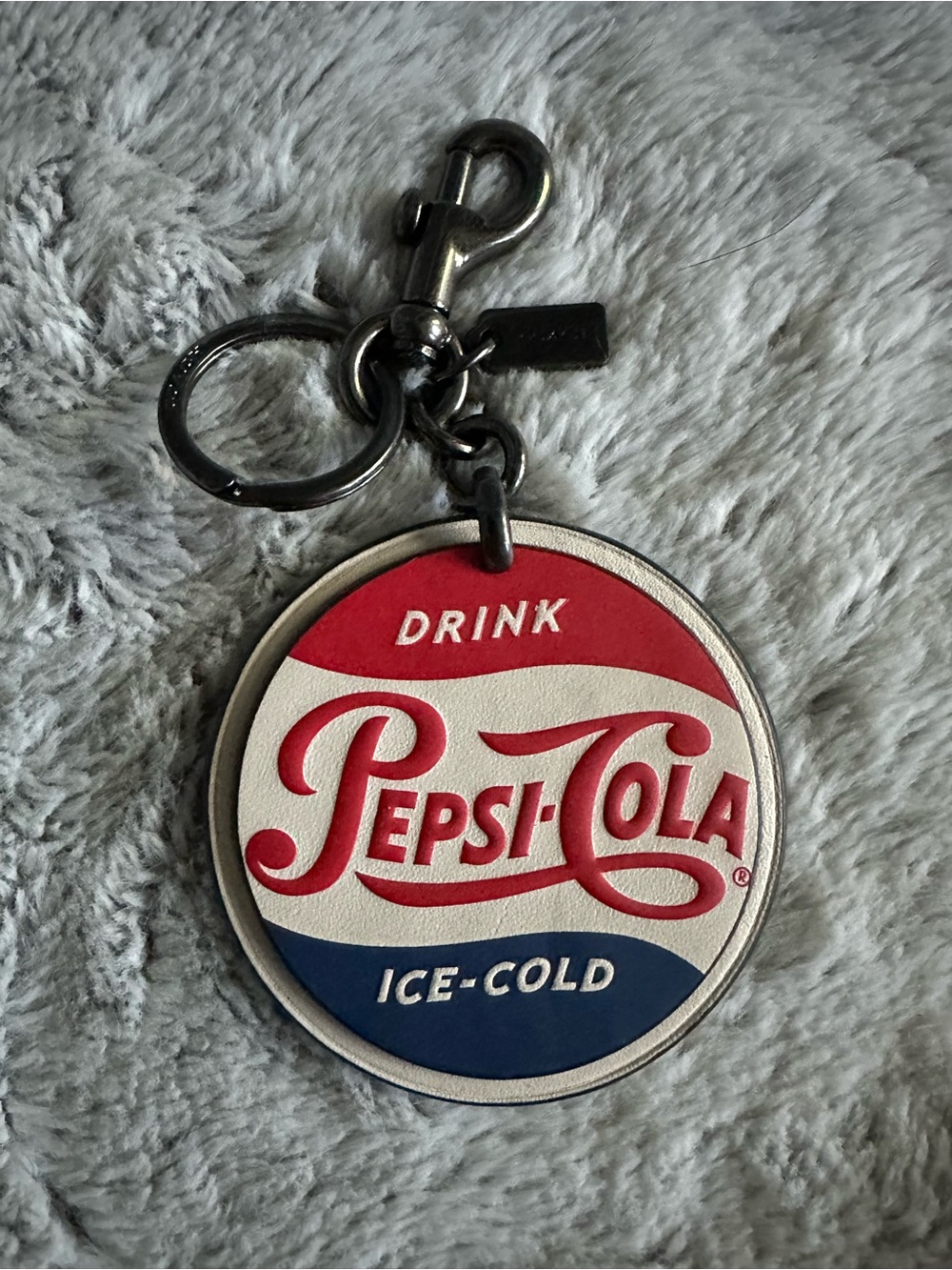 HTF Coach Pepsi Keychain Fob F26092